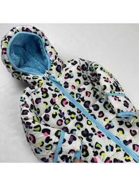 Spyder Bunting Snowsuit Baby 9/12Months Front Zip Hooded Insulated Fleece Lined